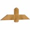 Ekena Millwork Eugene Rough Sawn Timber Gable Bracket, Western Red Cedar, 48"W x 14"H x 2"D x 6"F, 7/12 Pitch GBW048X14X0206EUG00RWR - alternate 5